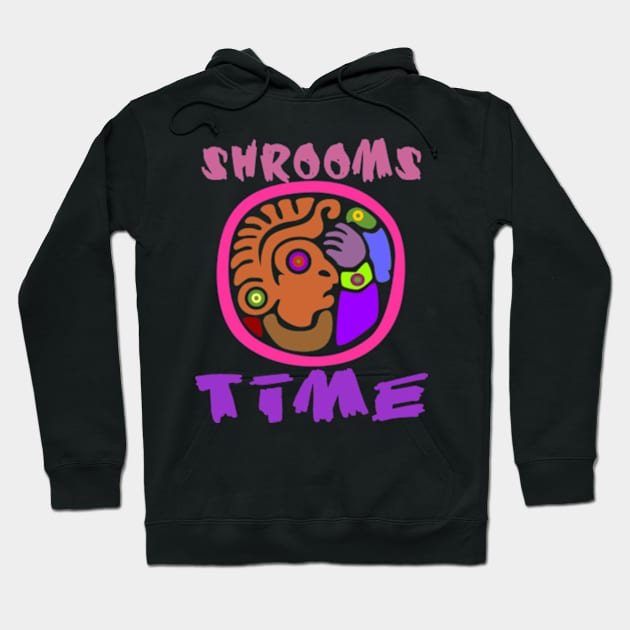 Shrooms Time, mushrooms time. Collecting mushrooms is beautiful and connects with nature Hoodie by KAOZ